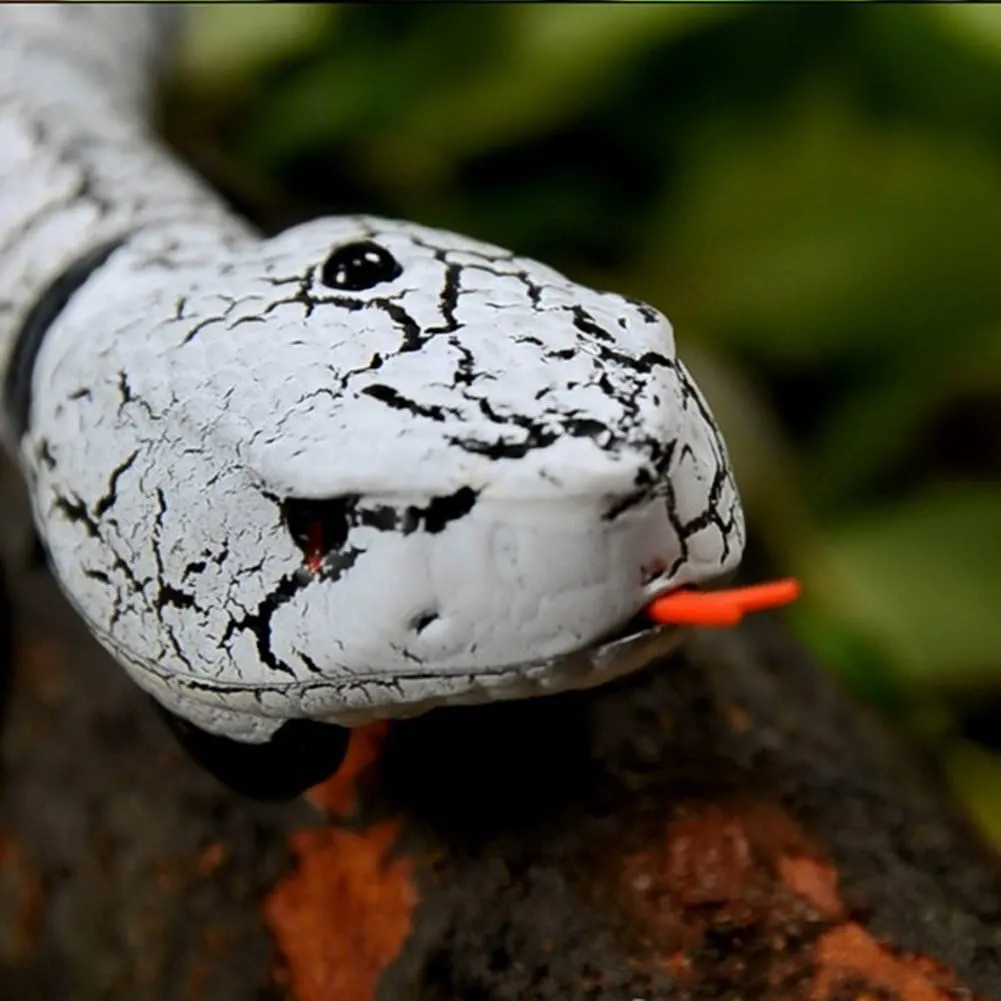 16 Inch Rechargeable RC Snake Toy Realistic Remote Control With Egg Shape Infrared Controller Terrifying Toys