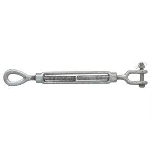 1" x 18" Jaw & Eye Galvanized Turnbuckle