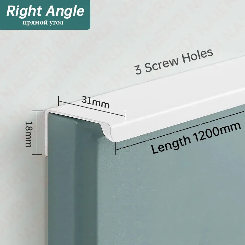 800 1200mm Hidden Cabinet Pulls for Sleek Style