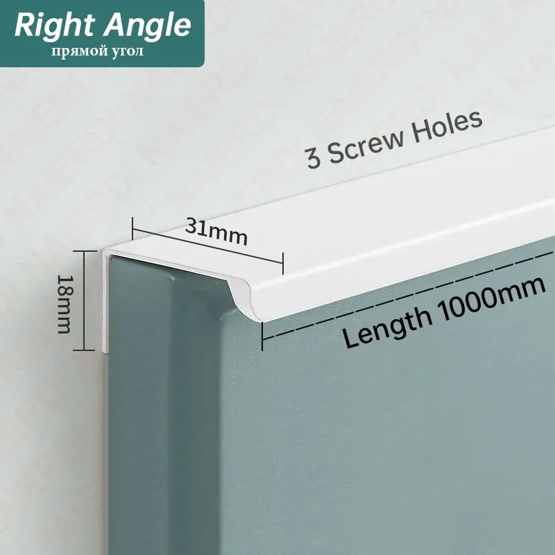 800 1200mm Hidden Cabinet Pulls for Sleek Style