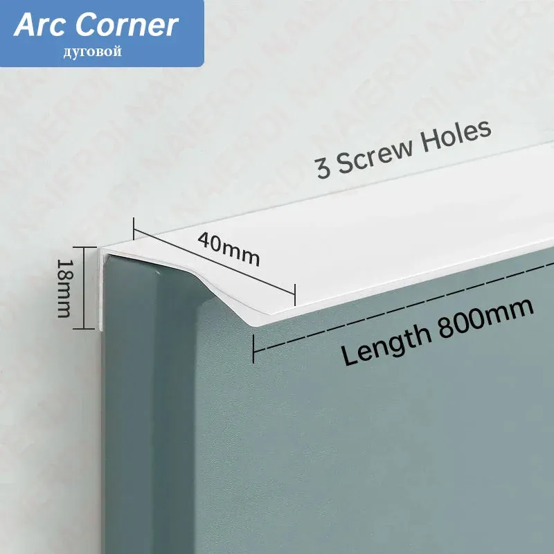 800 1200mm Hidden Cabinet Pulls for Sleek Style