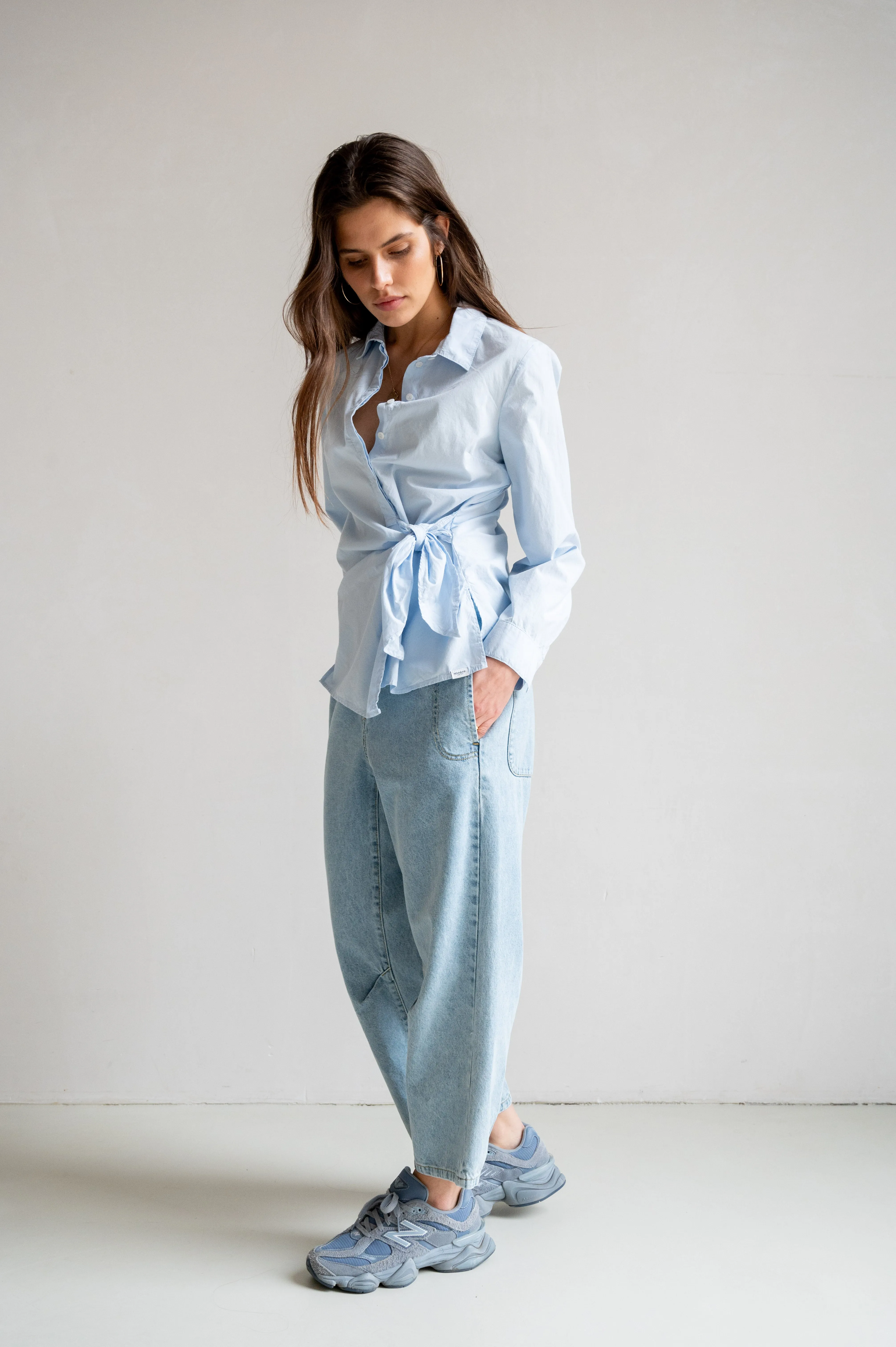 BLOUSE (S25Z764LTD) AIR BLUE