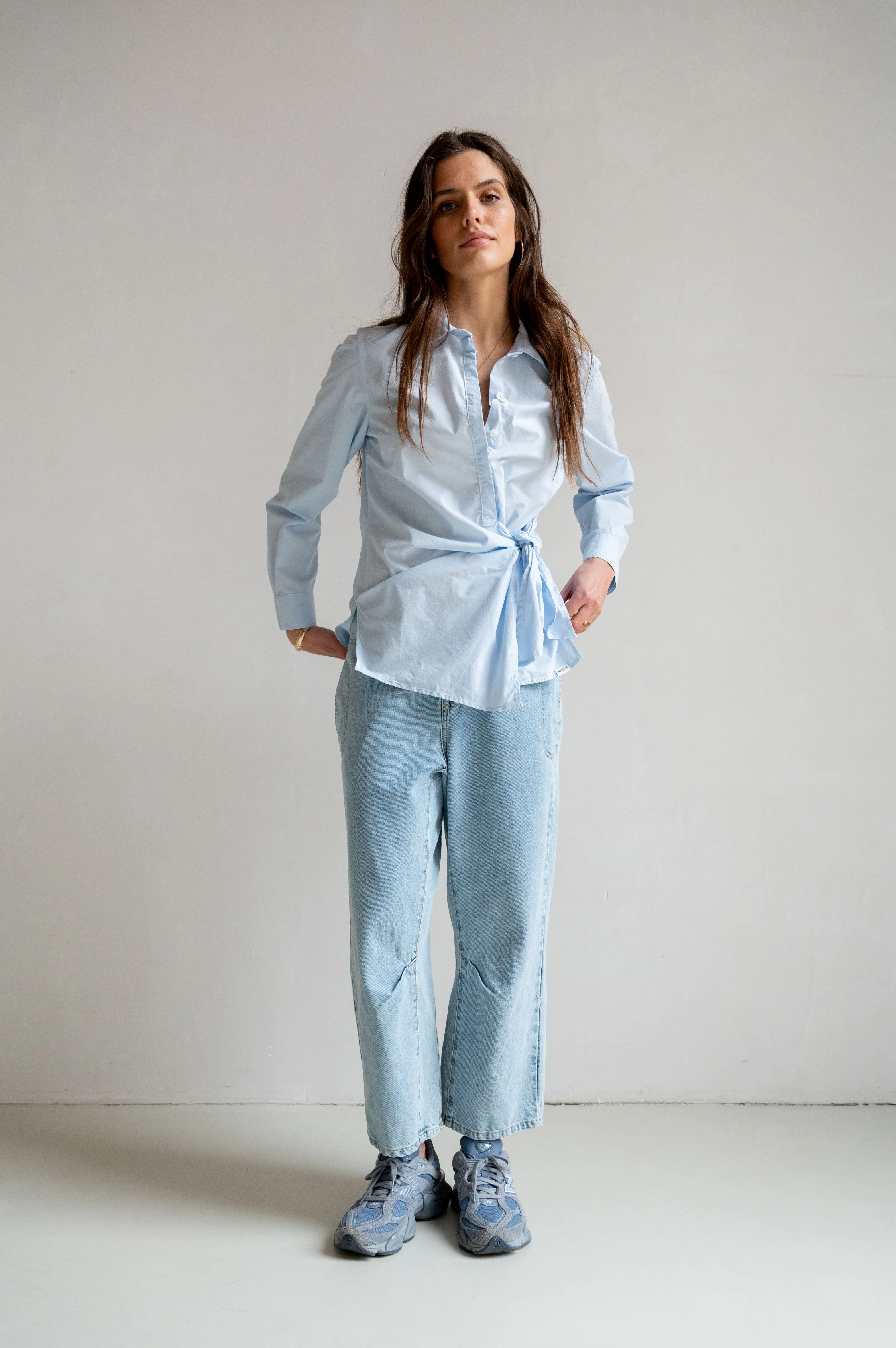 BLOUSE (S25Z764LTD) AIR BLUE