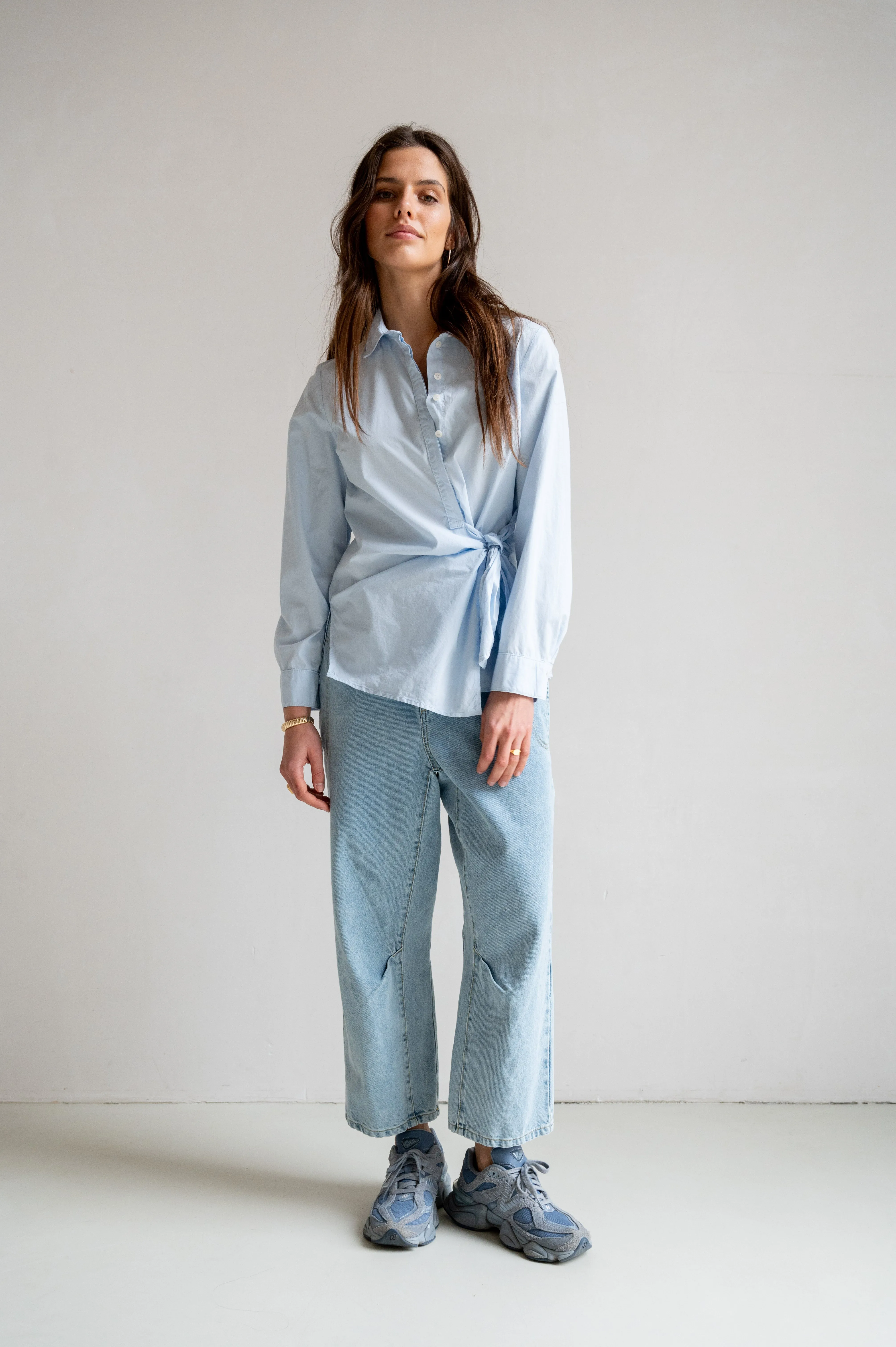 BLOUSE (S25Z764LTD) AIR BLUE