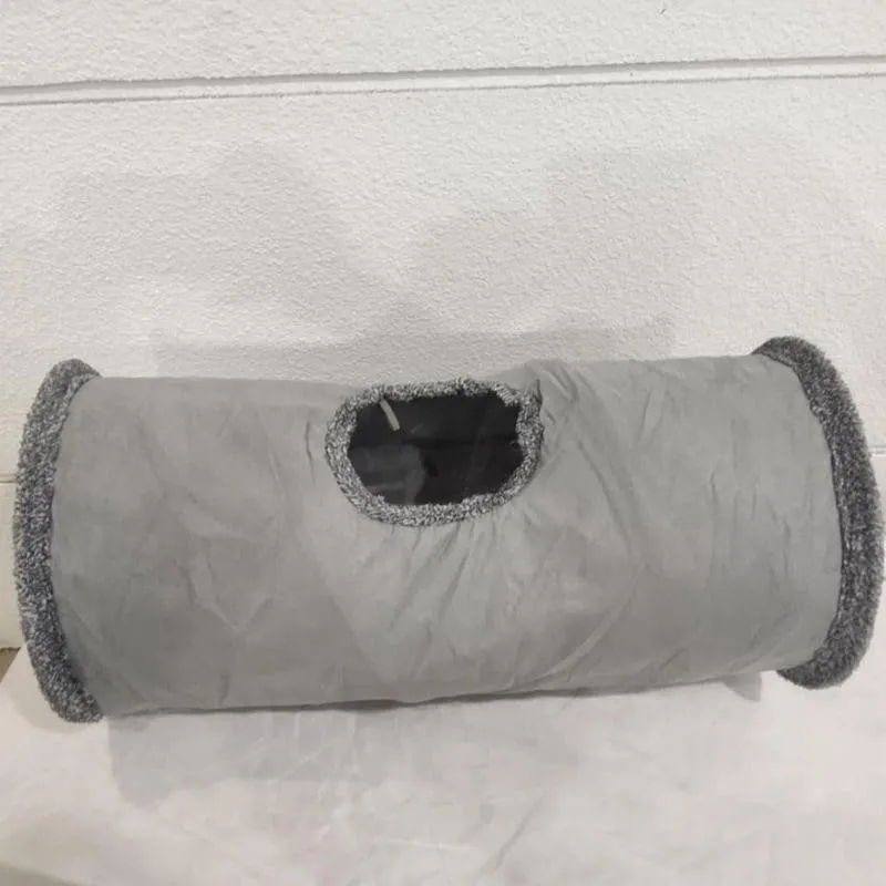 Grey Design Tunnel Toy fot Cats