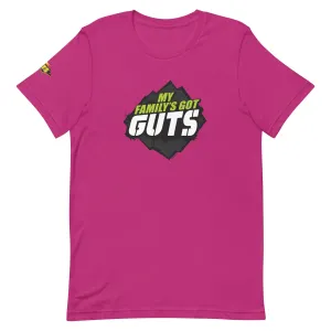 Guts My Family's Got Guts Adult Short Sleeve T-Shirt