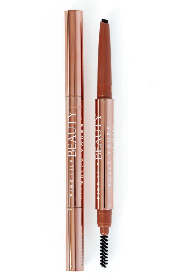 Pink Lily Beauty Fully Yours Brow Pomade Pencil - Deep Brown