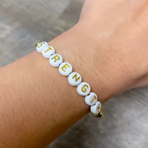 STRENGTH Beaded Bracelet