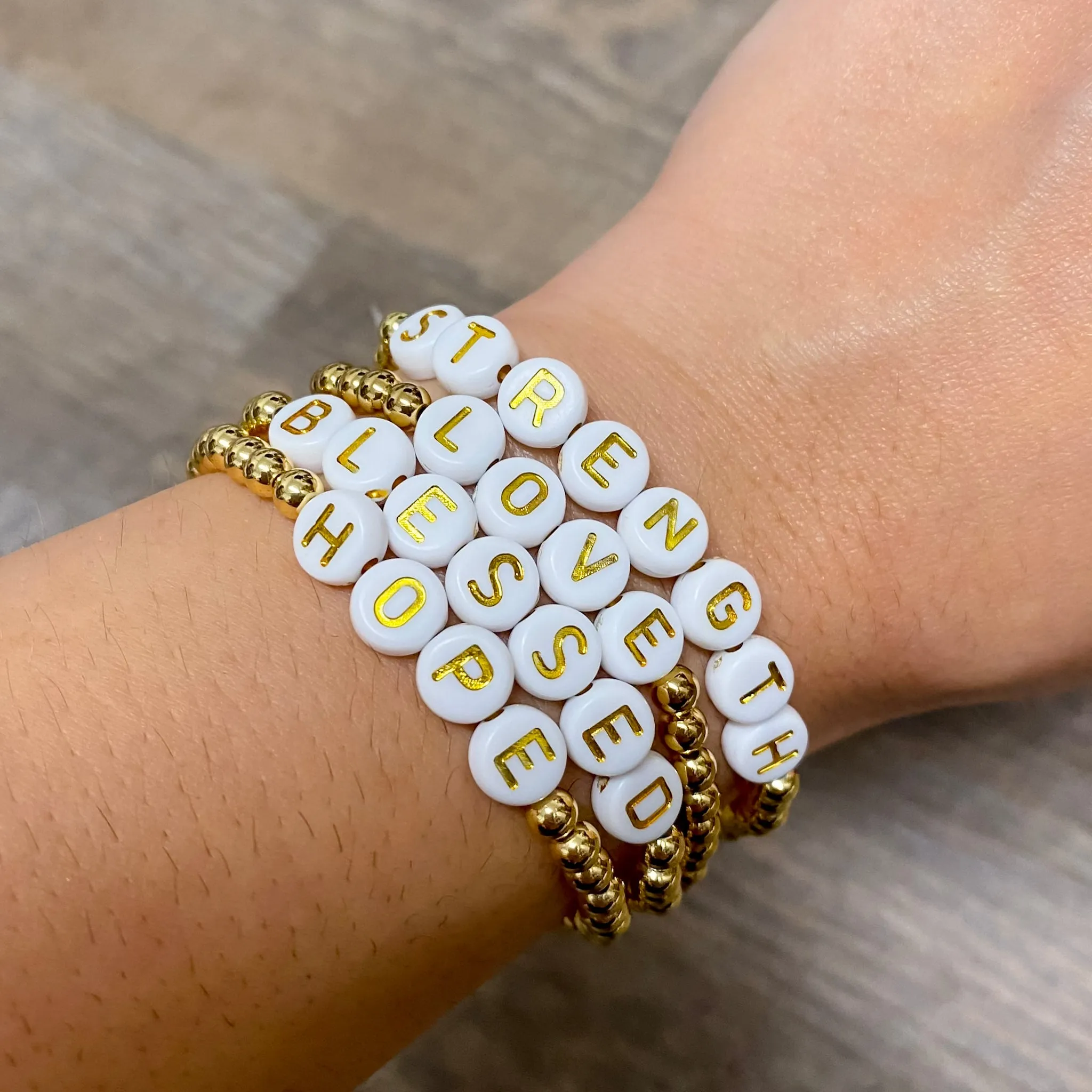 STRENGTH Beaded Bracelet