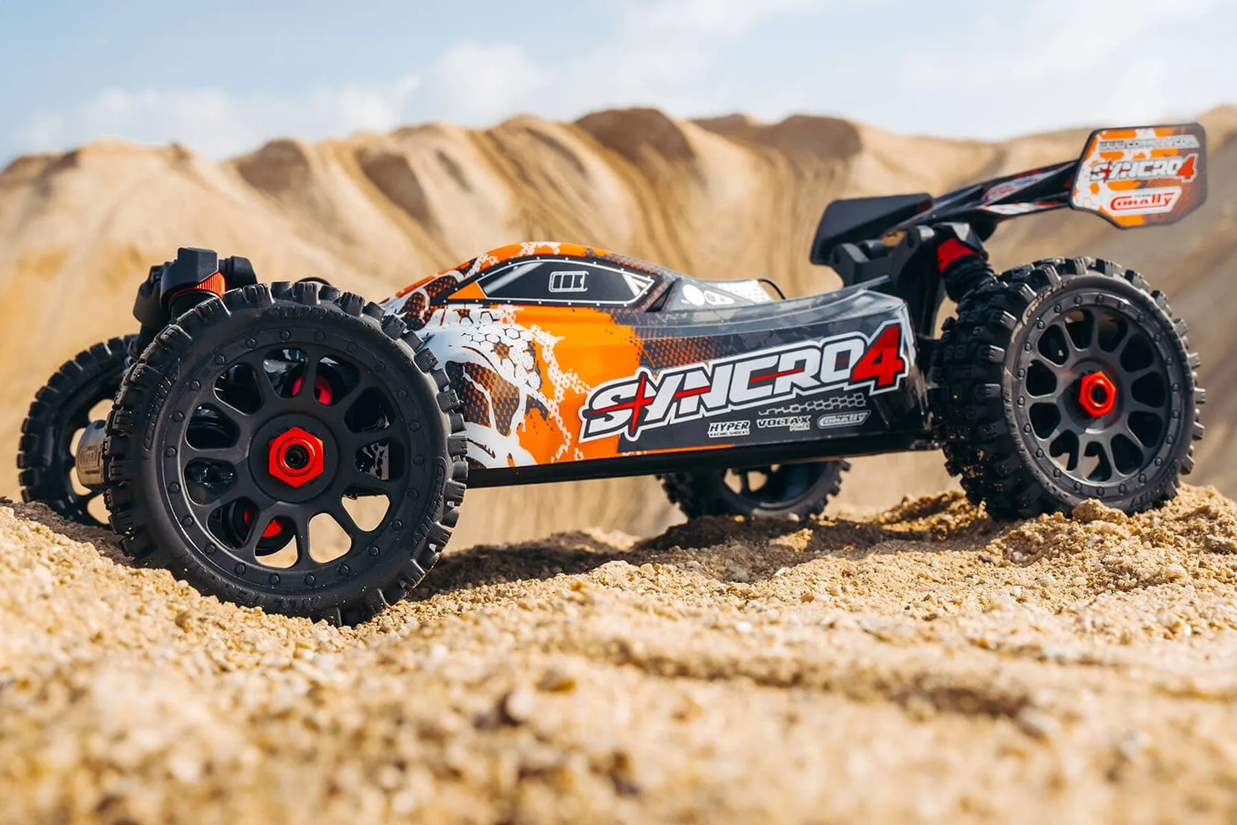 Team Corally Syncro 4 Orange 1/8 Scale Brushless 4WD EP Buggy - RTR