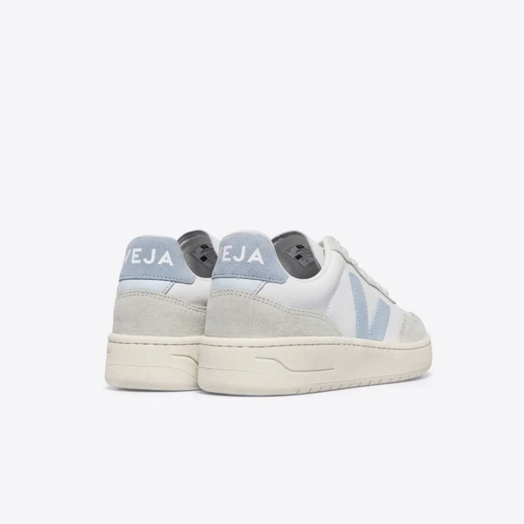 V-90 Leather Sneaker (White   Steel)
