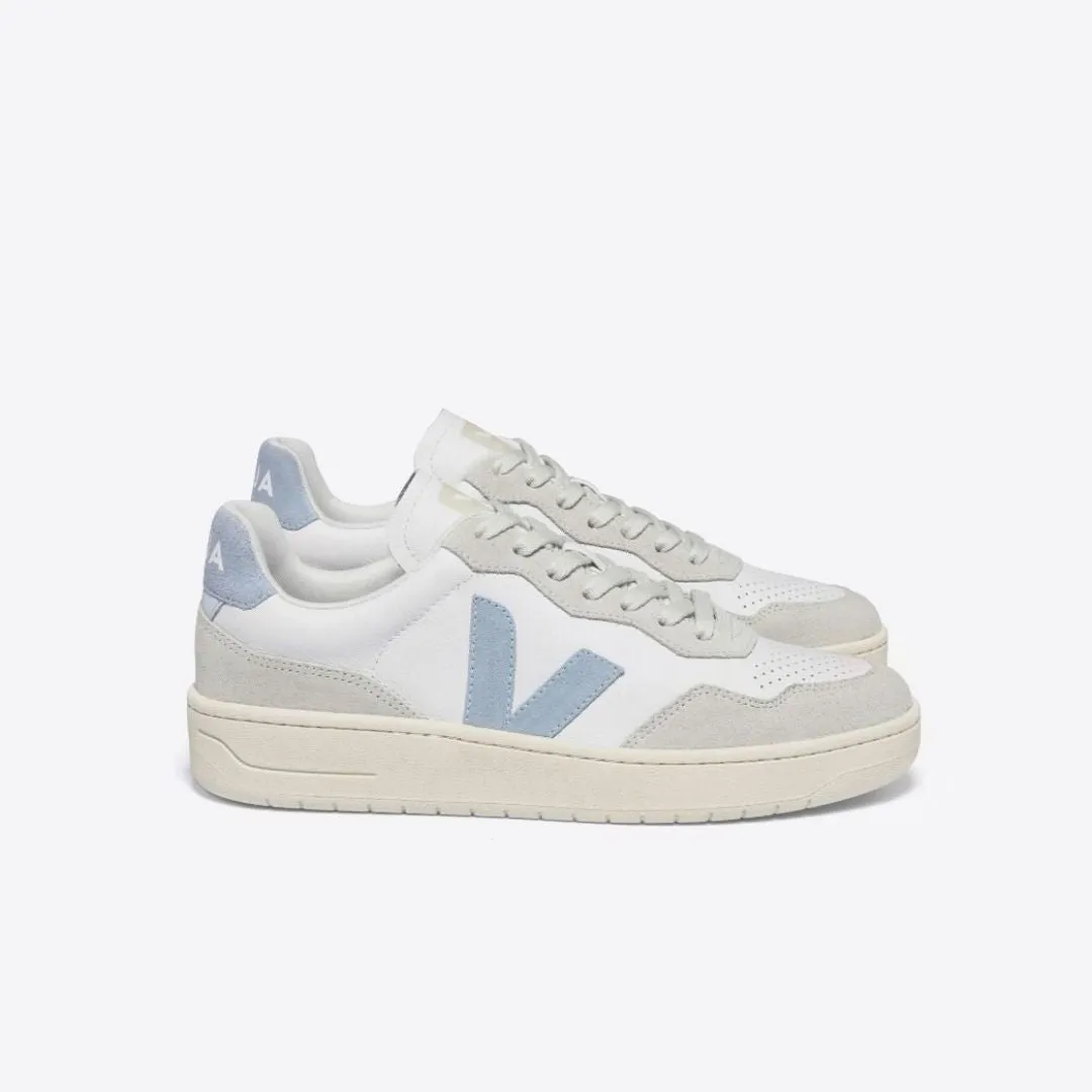 V-90 Leather Sneaker (White   Steel)