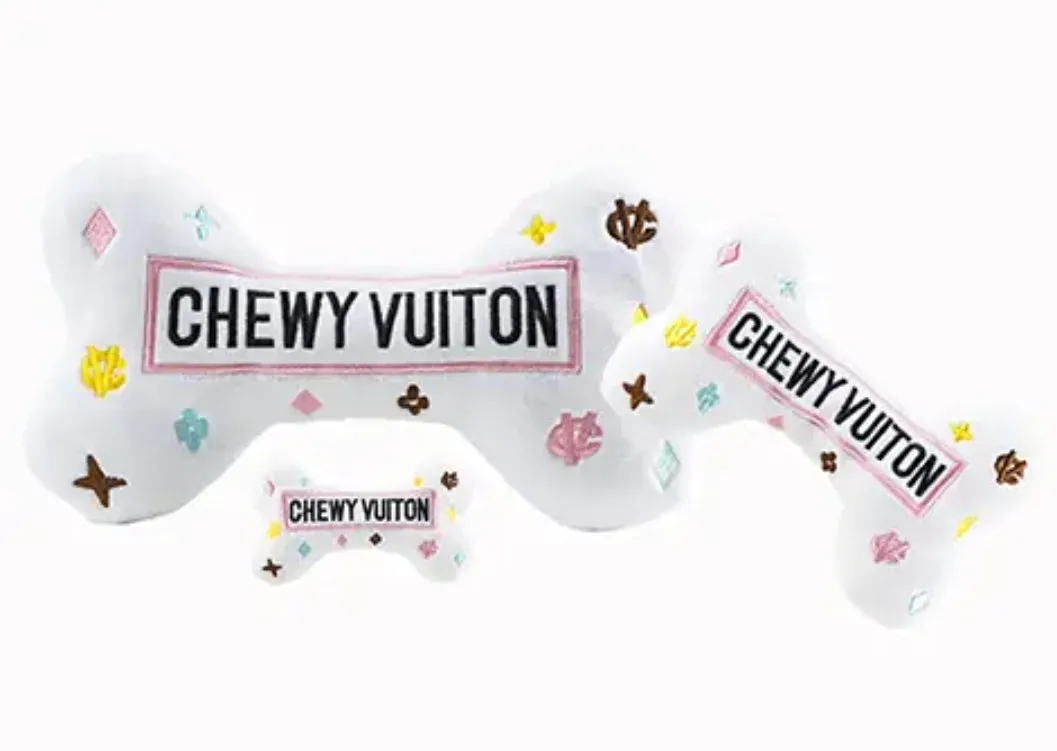 White Chewy Vuiton Bones